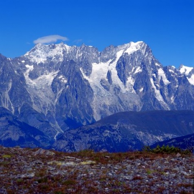 Wandern durch die Seitentäler von Aosta: Das Mont Blanc Massiv